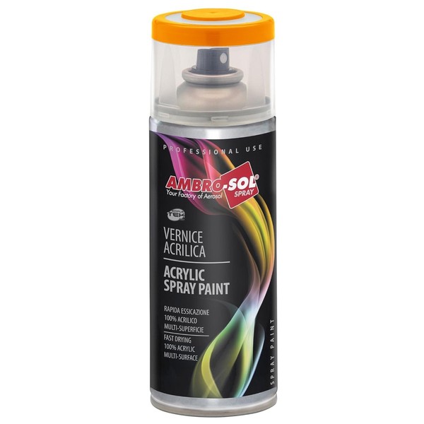 Ambro-Sol SprüHdose Brillante Gelb Chrom FüR Innen AußEn Universal 400Ml-image
