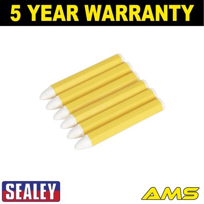 Sealey Reifenmarkierungsstift weiß 6er Pack TST13