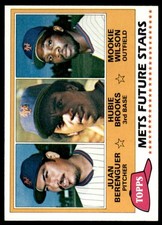 1981 Topps #259 Juan Berenguer/Hubie Brooks RC/Mookie Wilson RC Mets