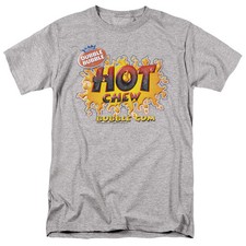Dubble Bubble Hot Chew Mens T Shirt Athletic Heather Officially Licensed