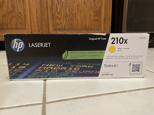 HP 210X Yellow High Yield Toner Cartridge W2102X