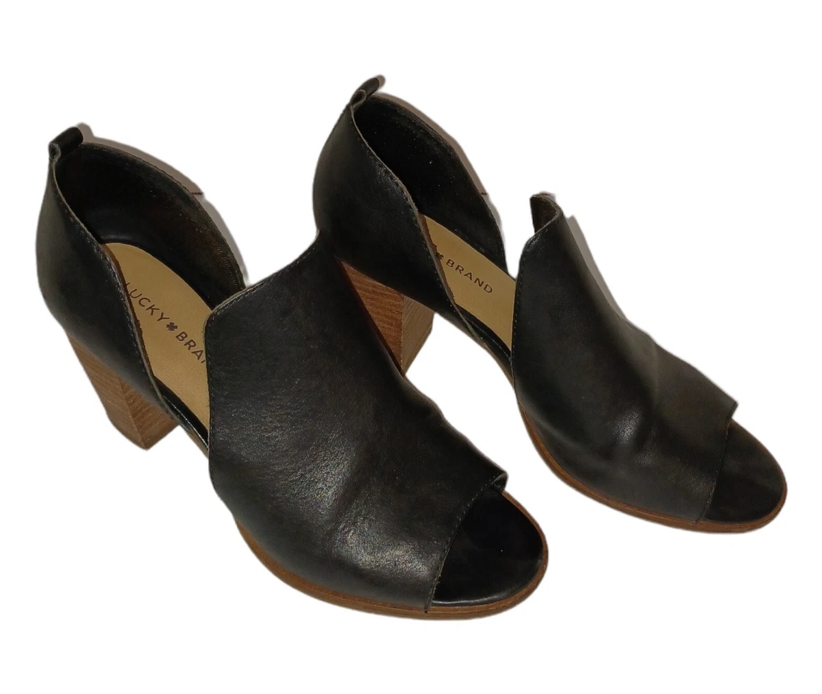 Lucky brand open toe best sale shoes