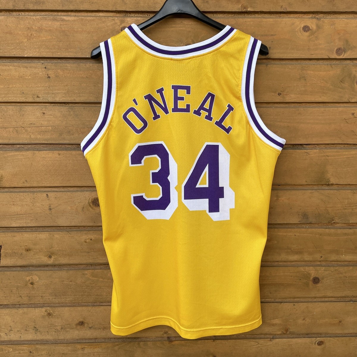 Vintage Shaquille O'Neal #34 Los Angeles Lakers Champion Jersey
