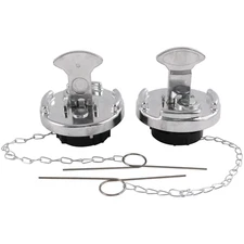 110-485-9200 Aluminum 2X Locking Diesel Fuel Cap Fits For Peterbilt New