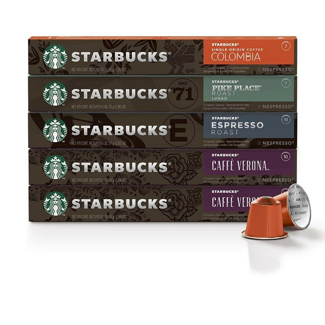 starbucks by nespresso favorites variety pack