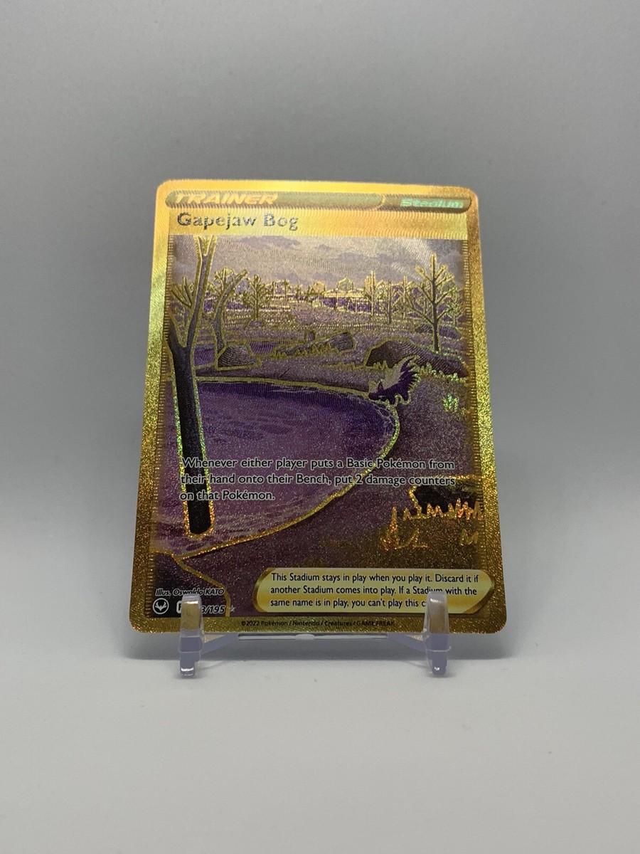 gapejaw bog pokemon card Gapejaw Bog (213/195) [Sword & Shield: Silver Tempest]