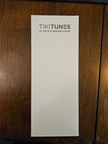 Tiki Tunes 4FT Pole & Ground Stake Black New In Box