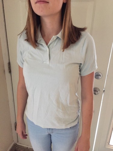 J.Crew Polo shirt light blue Cotton 