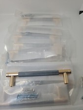 Cabinet or Drawer Pull Handle Gold and Silver aluminum 11 pcs.