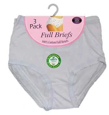 Ladies 12 6 Pack Full Mama Briefs Knickers Cotton underwear Size M L XL XXL XXXL