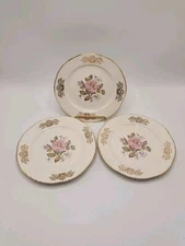 Homer Laughlin "Queen Esther" 6 1/2 Inch Bread Plate-Set of 3