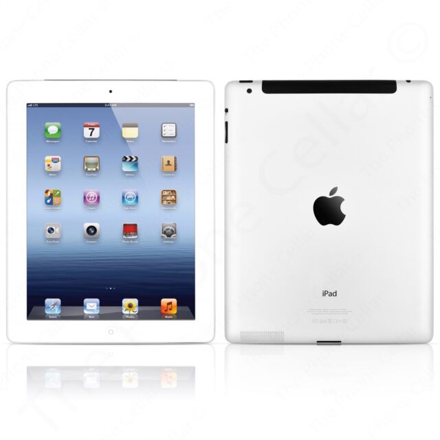 Apple Ipad 2 32gb Wi Fi Cellular Verizon 9 7in White For Sale Online Ebay