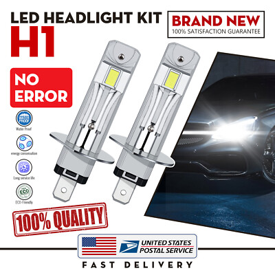 MODIGT H1 Super White 6000K CANbus Kit LED Headlight Bulbs High Low Beam Combo 2