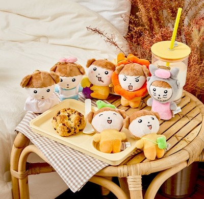 Maru is a Puppy Manga Comics Webtoon Official Goods Plush Doll Keyring Charm