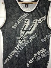 San Antonio Spurs Basketball Spur Mens Large Black Stitched Logo