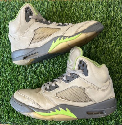 Nike Air Jordan 5 V Retro Green Bean 2022 Size 9 Sneakers Shoes