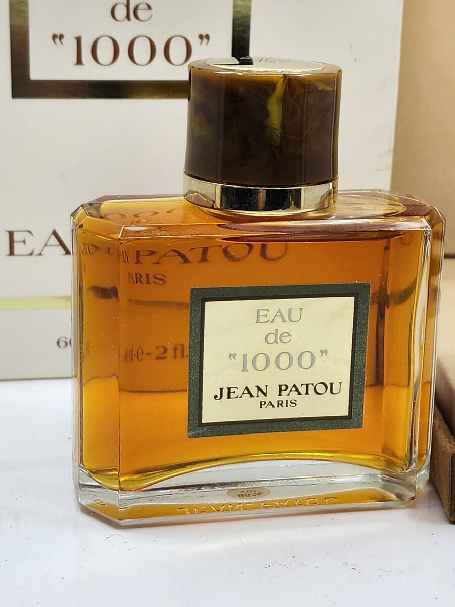 RARE VINTAGE JEAN PATOU EAU de 1000 2oz / 60 ml Eau De PARFUM