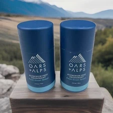 Oars + Alps Aluminum Free Deodorant, Fresh Ocean Splash, 2.6 Oz Each (2 PACK)