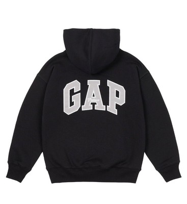 Palace x Gap Kids Hoodie Hood Black Hooded Sweatshirt Youth Size  