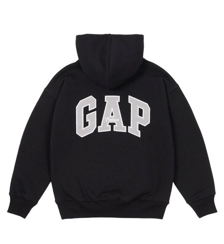 Palace x Gap Kids Hoodie Hood Black Hooded Sweatshirt Youth Size Large - Picture 2 of 5