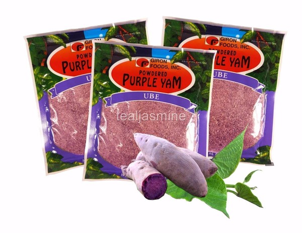Polvo deshidratado de ñame púrpura Pure Ube de Giron Foods 4,06 OZ(Pack de 3)