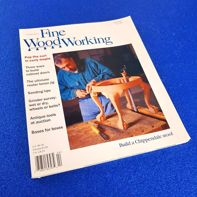 FINE WOOD WORKING POP THE CURL IN CURLY MAPLE APRIL 1999 MAGAZINE FREE SHIPPING