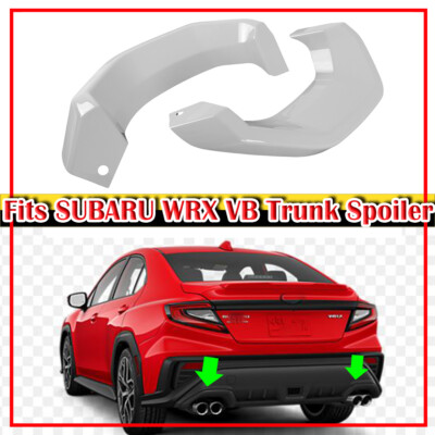Exhaust Pipe Cover Trim 2pcs 22-25 Painted Fit For Subaru WRX VB 5th 4D Sedan