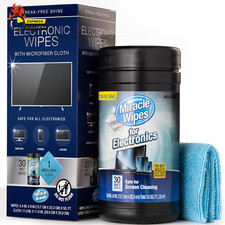 Miraclewipes for Electronics Cleaning - Screen Wipes Designed for TV, Phones, Mo