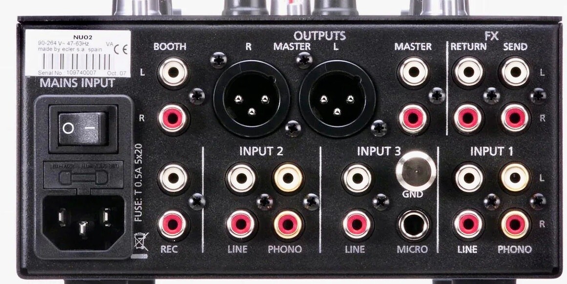 Ecler NUO 2.0 2-Channel Scratch DJ Mixer | eBay UK