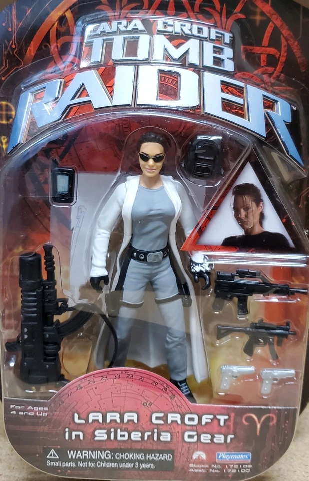 NEW LARA CROFT TOMB RAIDER IN SIBERIA GEAR ANGELINA JOLIE PLAYMATES FIGURE! R60  - Image 2 of 4