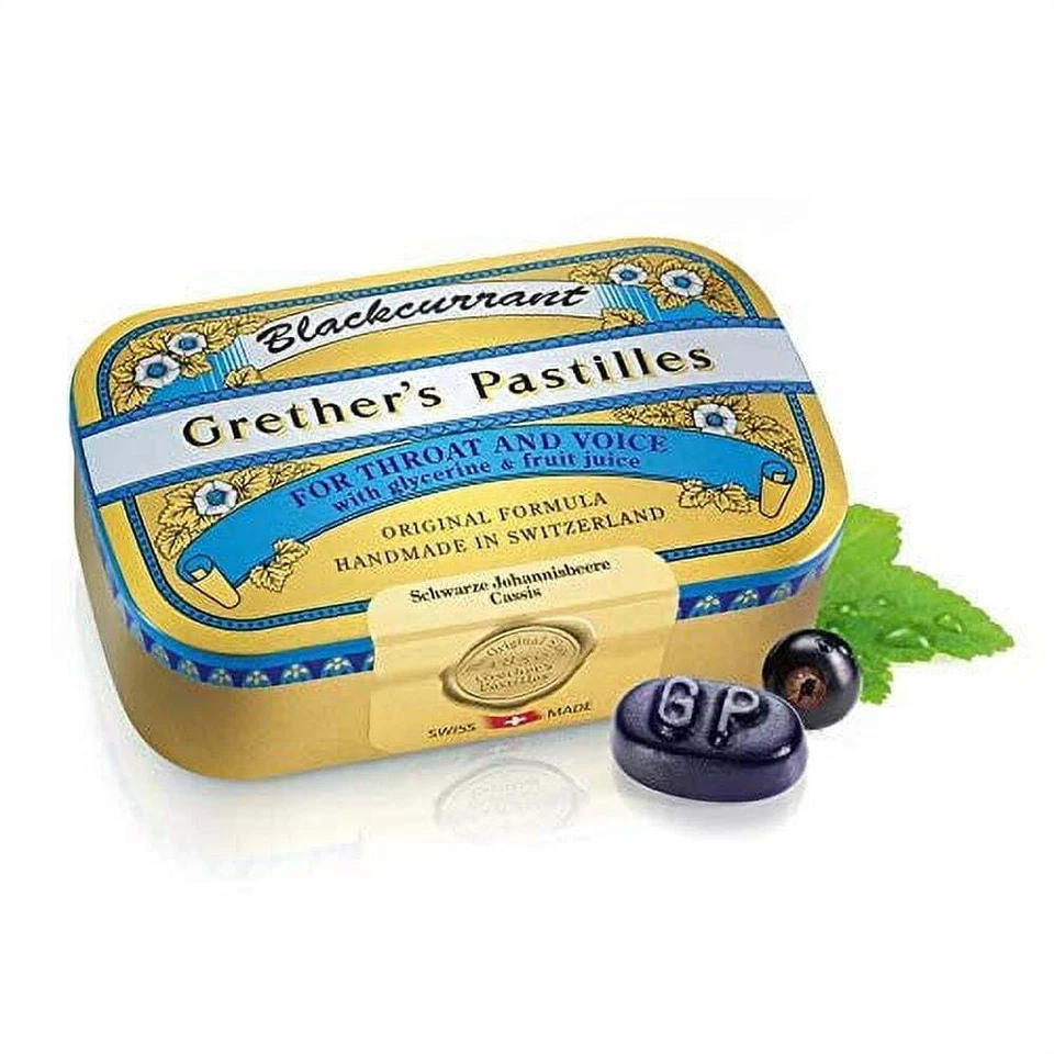 Grether's Classic Black Currant Pastilles 2.1oz pastilles