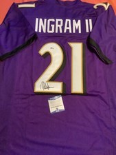 MARK INGRAM II SIGNED JERSEY BALTIMORE RAVENS FOOTBALL HEISMAN BECKETT COA