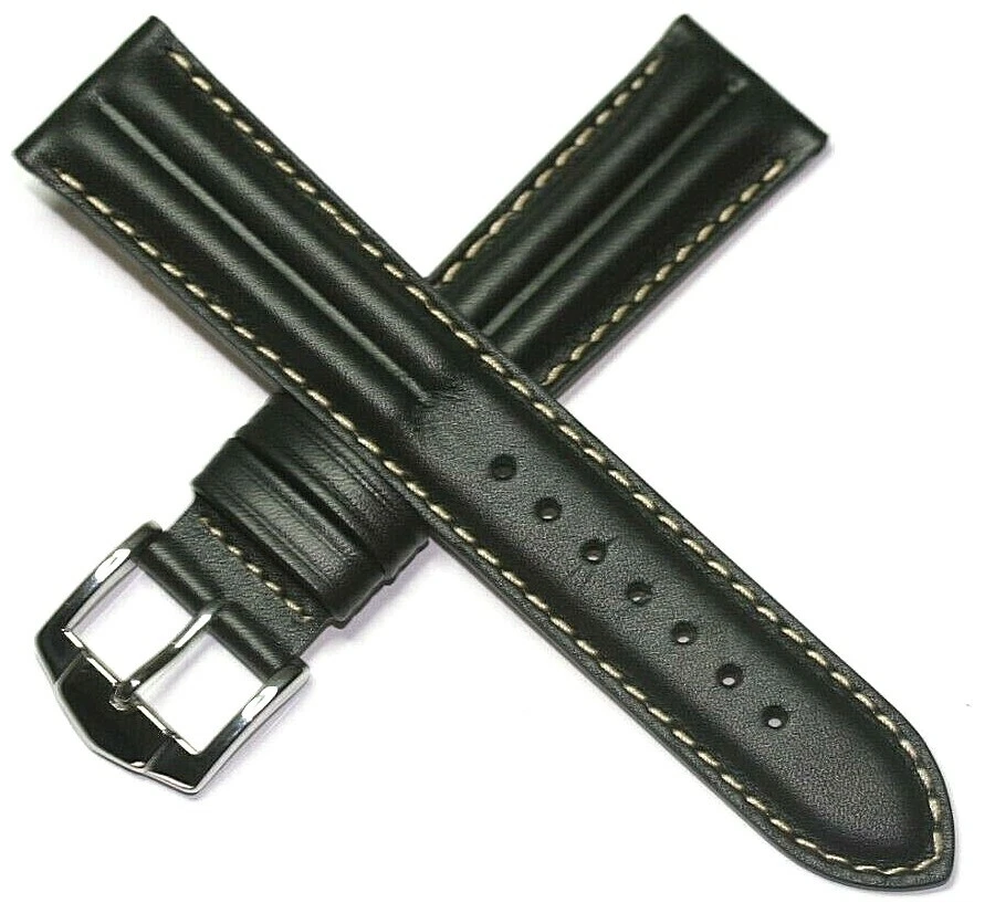 Waterproof leather watch strap sale