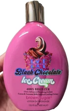Double Dark Chocolate Ice Cream 400X Bronzing Tanning Lotion 13.5OZ TAN INC