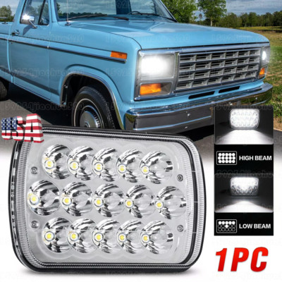 5x7'' 7x6'' inch LED Headlight Hi/Lo DRL Beam for Ford E-100 E-150 E-250 E-350