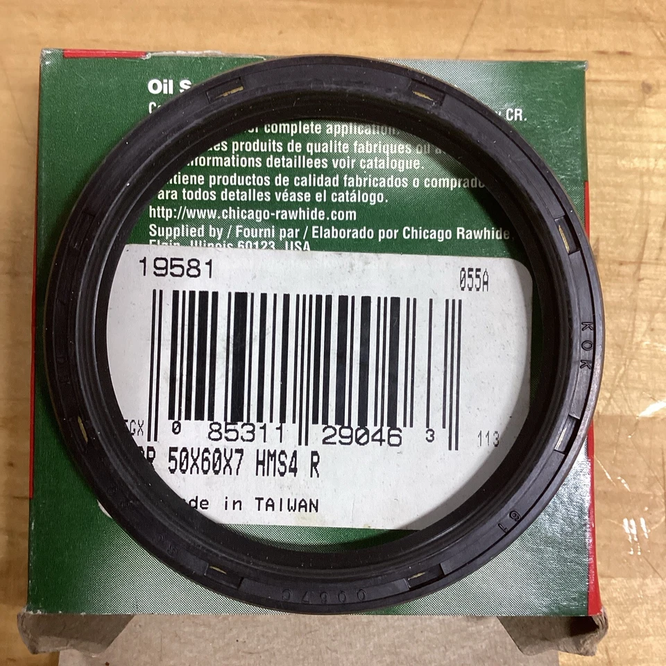 Sello de aceite de cuero crudo Chicago 19581 B14 Foto 3 de 4