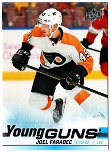 2019-20 Upper Deck Young Guns JOEL FARABEE #491 Philadelphia Flyers UD RC Rookie