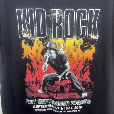 Kid Rock T Shirt Mens 2019 Tour New Hot Summer Nights XL