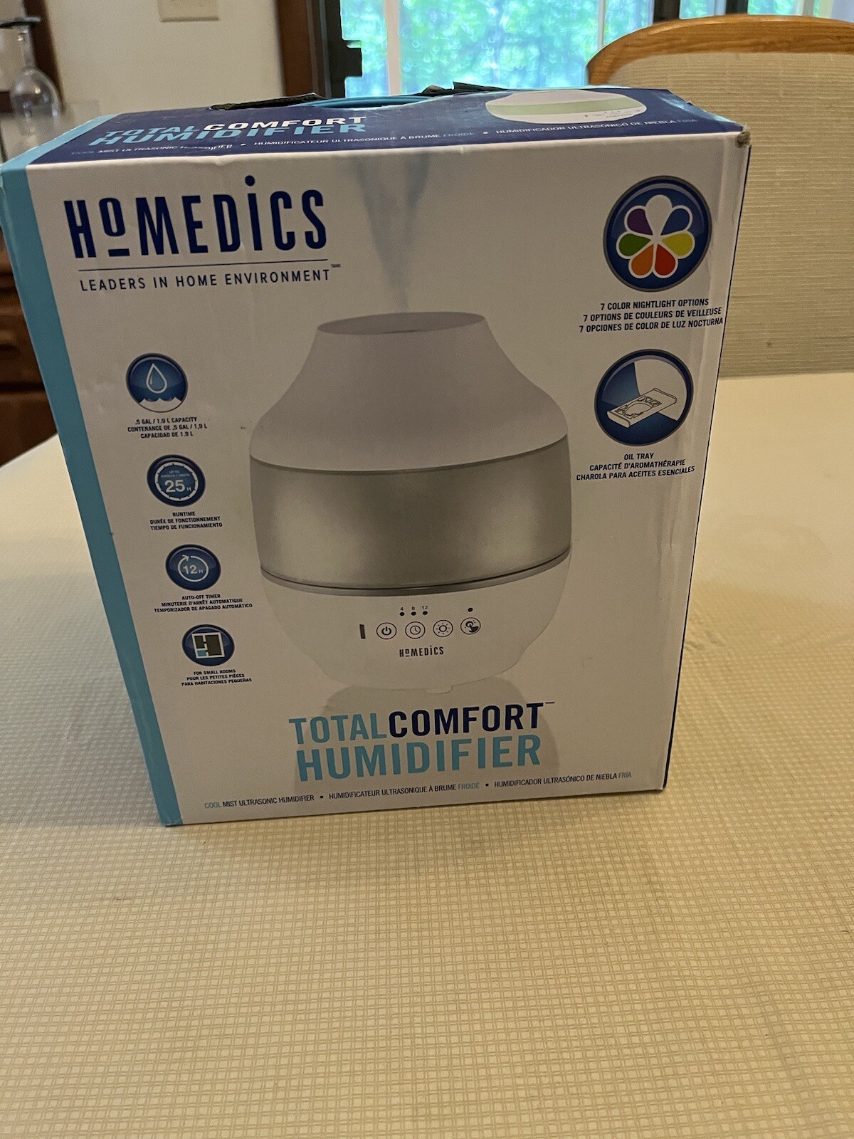 HoMedics UHECM18 Total Comfort Cool Mist Humidifier Brand New eBay