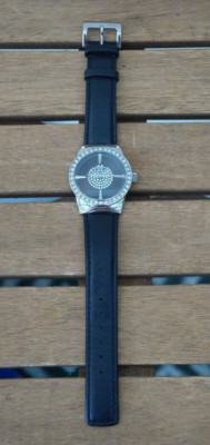 Uhr Armbanduhr D&G Dolce & Gabbana schwarz elegant Lederarmband