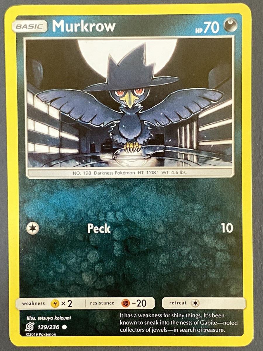 pokemon card murkrow {288/190}Murkrow S