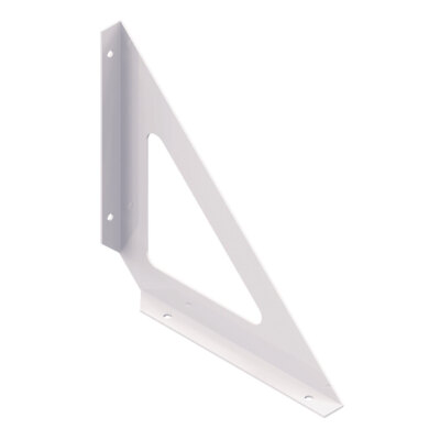 10900-00000= Dekokonsole Triangel 190x190 mm weiß Element System Winkel Konsole