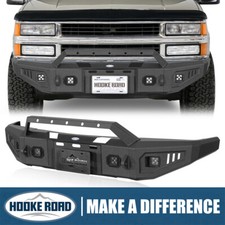 Hooke Road Front Winch Bumper For 1988-1998 Chevy Gmc Ck 1500 2500 3500 Hooke Road Front Winch Bumper For 1988-1998 Chevy Gmc Ck 1500 2500 3500