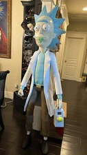 Rick And Morty Life Size Statue Rick Sanchez UNPAINTED UNASSEMBLED DIY MODEL