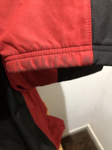 Dwyane Wade Converse Full Zip Embroidered Track Jacket Size 2XL Black/red - Picture 7 of 11