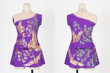 IceSkating Dress Girls Custom Figure Skating/ Baton / Women Competition purple