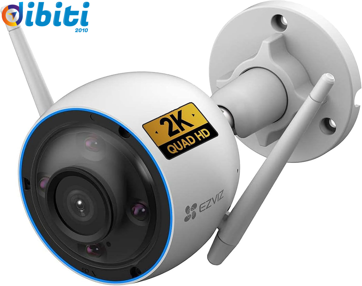 Smart Camera H3 2K Wi-Fi Esterno Alluminio AI Detection Color Night