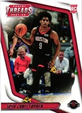 2021-22 PANINI CHRONICLES THREADS JOSH CHRISTOPHER RC ROOKIE BASKETBALL CARD #88