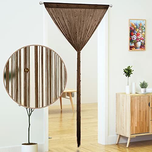 Beaded Curtain Door String Curtains for Doorways Tassels Beads Hanging Fringe Hi - Picture 2 of 7