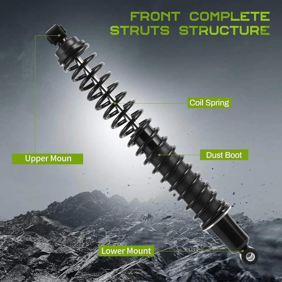 4WD Only Rear Loaded Struts Absorber for 1994-2001 Dodge RAM 1500 94-02 Ram 2500 Foto 2 de 4